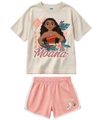 Girls' 2T-6X Short-Sleeve T-Shirt and Shorts, 2-Piece Set