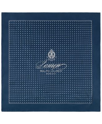 Dot with Logo Small Square Scarf