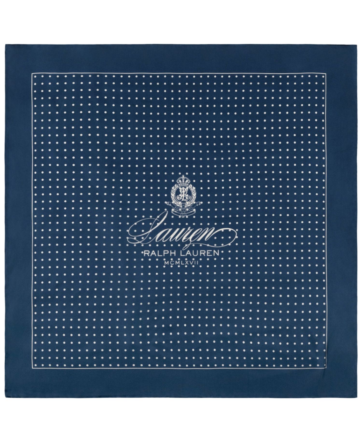 Dot with Logo Small Square Scarf