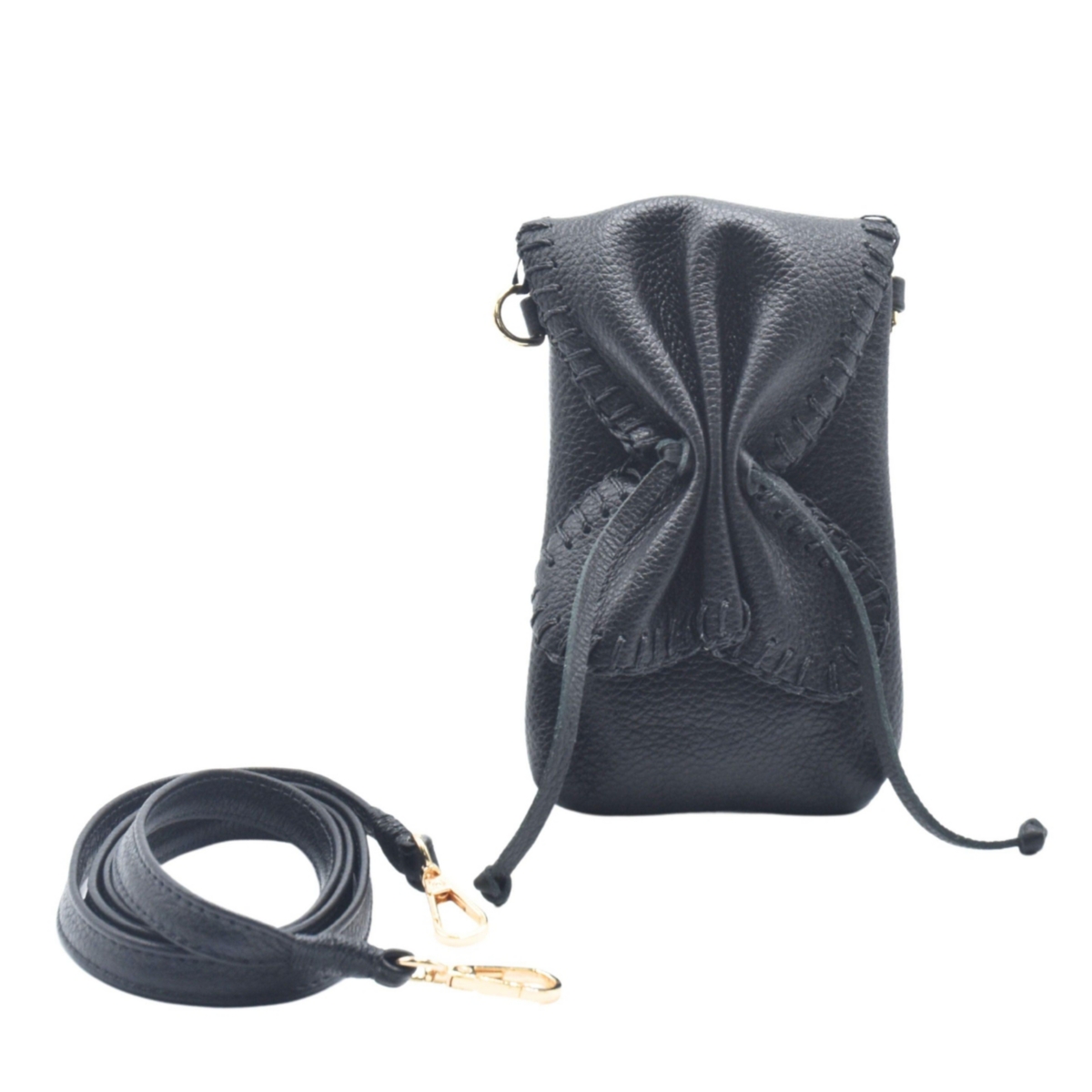 Carlos Falchi Cell Phone Butterfly Leather Bag