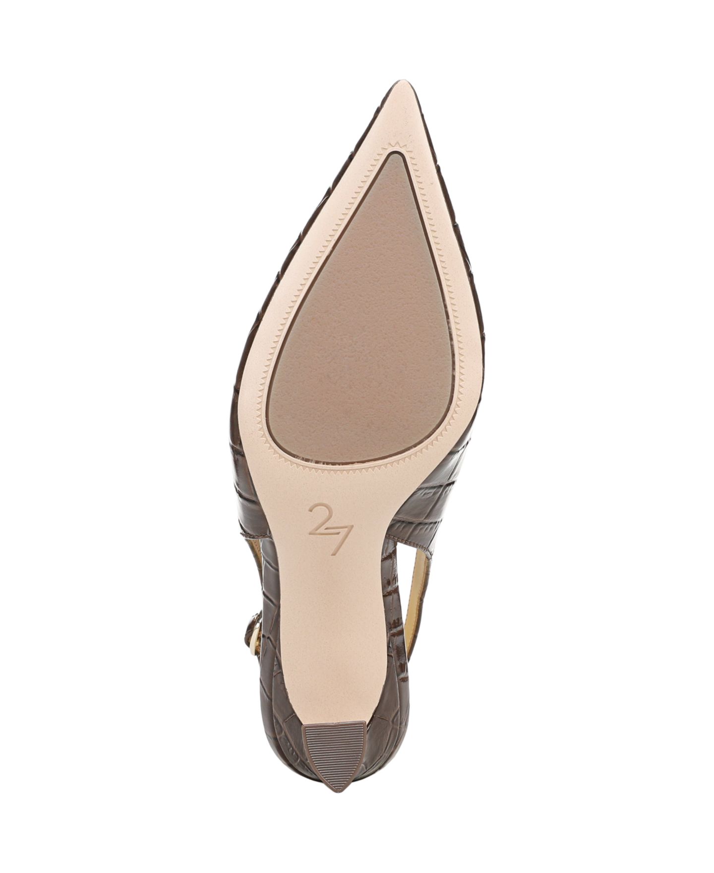 Женские туфли 27 EDIT Naturalizer Naturalizer Elaine Slingback Pumps, цвет: Коричневый с принтом кожаный — фото 5
