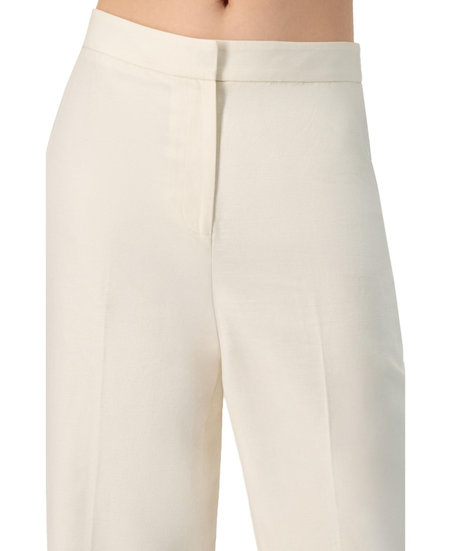 Women's Linen Straight-Leg Pants