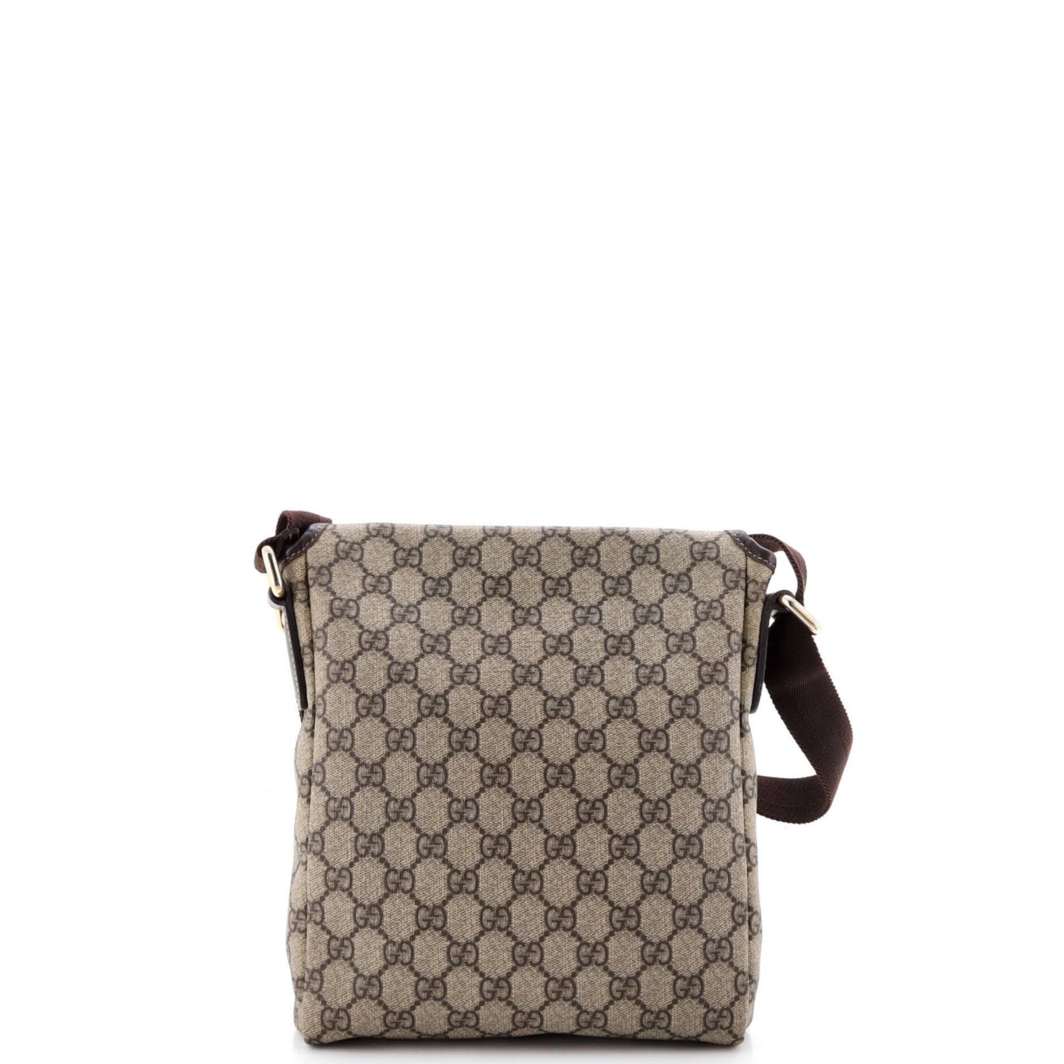 Small Flap Messenger GG Coated Canvas