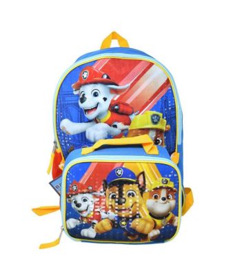 16" Shoulder Backpack for School with Rectangular Lunch Bag, for Boys