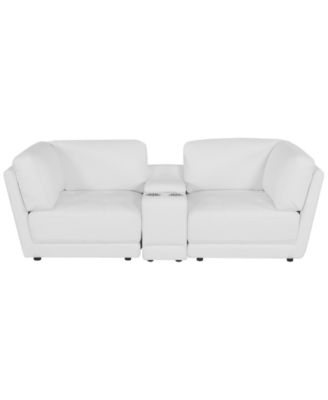 Versa 3-Piece Leather Console Sofa