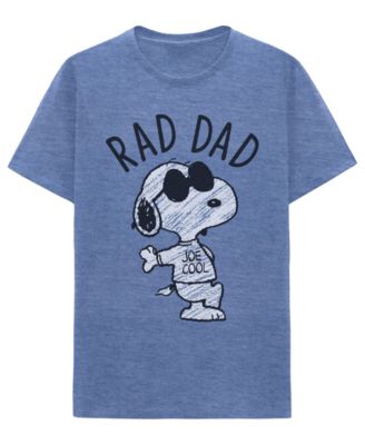 Men's Rad Dad Peanuts Snoopy Crewneck Graphic T-Shirt