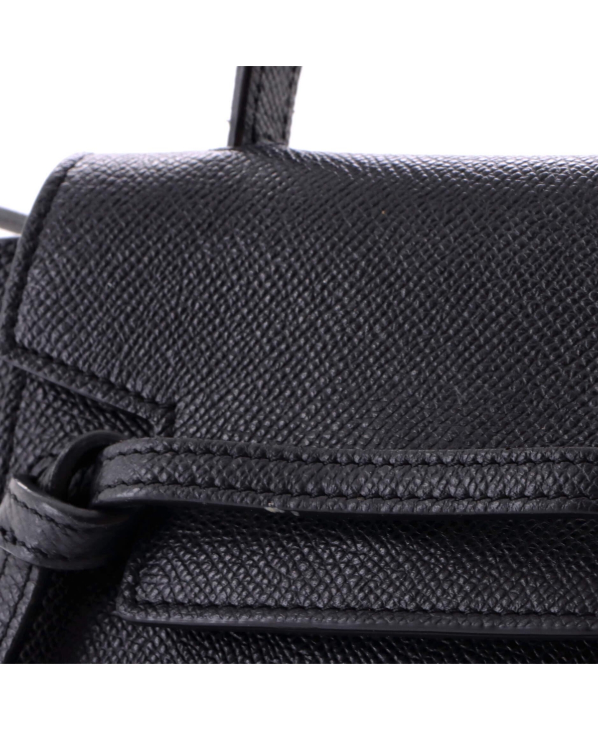 Pre-Owned Celine Pico Belt Bag Textured Leather