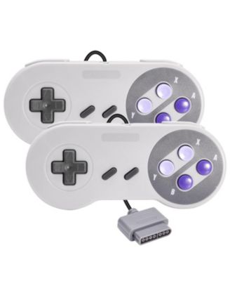 2 Pack Retro Wired Controller for SNES Original Console, Remote Wired Gamepad Controller