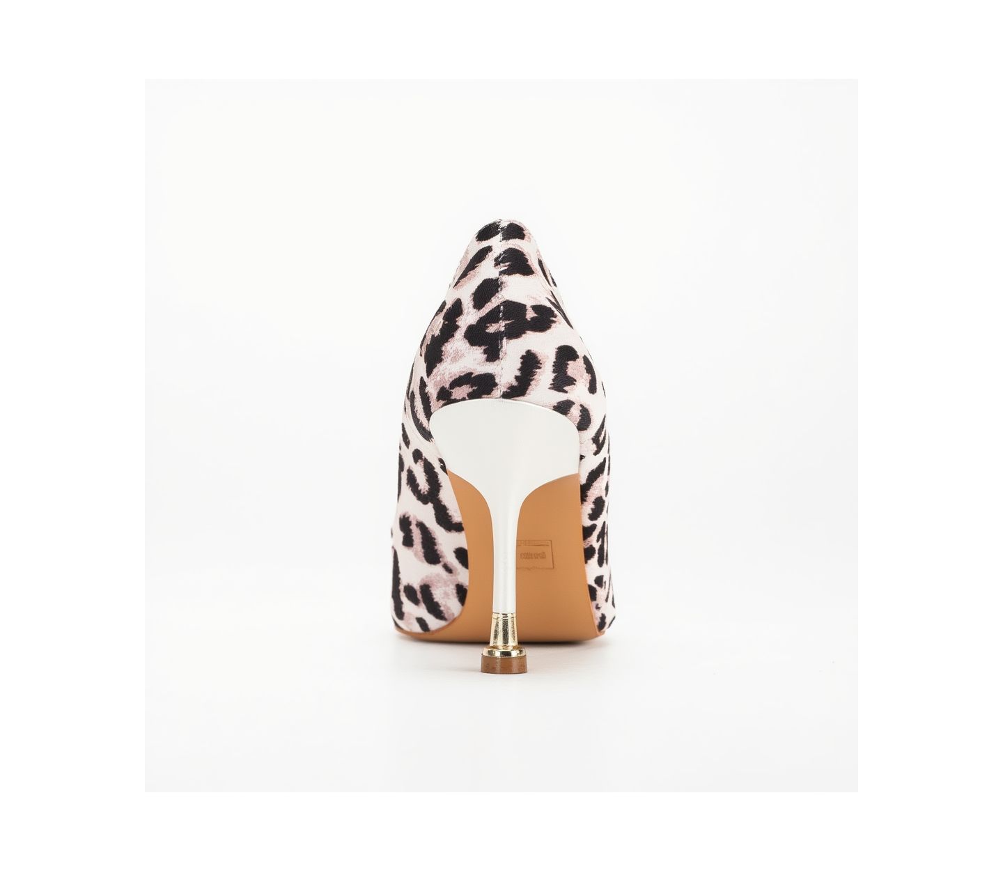 Женские туфли Forever & Always Shoes Raven Pointed Toe Stiletto, цвет: Чёрный белый леопардовый — фото 3