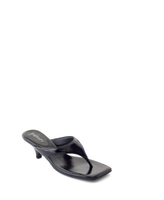 Women's North Square Toe Thong Heel