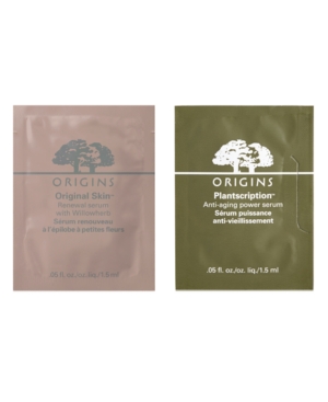 ORIGINS CHOOSE YOUR ORIGINS SERUM SAMPLE WITH ANY BEAUTY PURCHASE