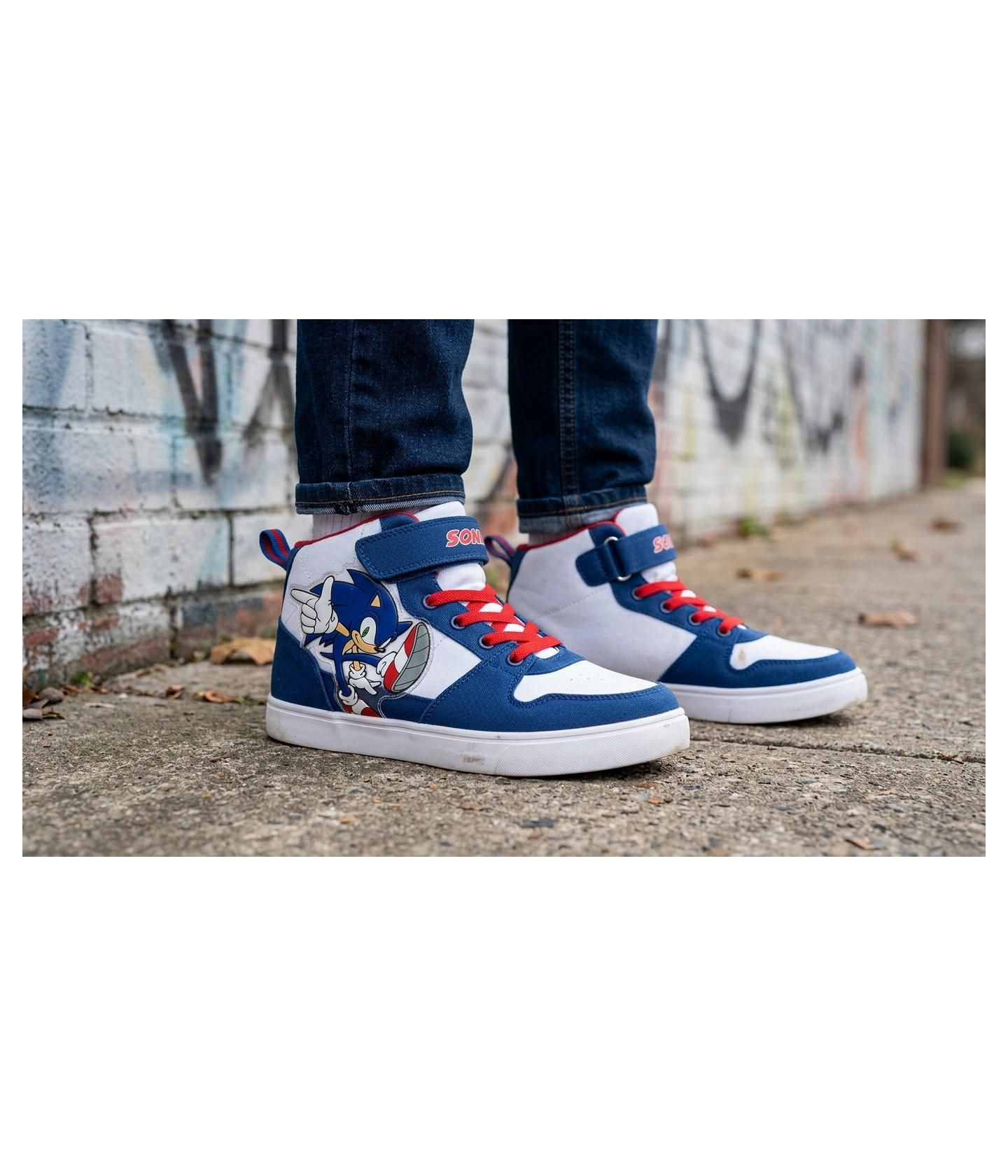 Кроссовки Sonic The Hedgehog Comfortable Casuals Sneaker для мальчиков, цвет: Синий — фото 7