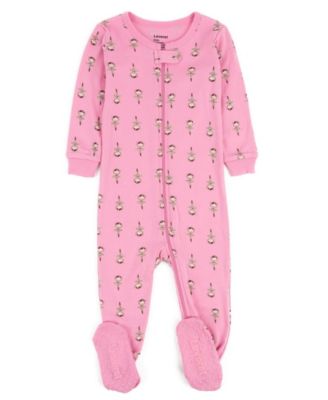 Toddler Girls Matching Family One-Piece Cotton Sleep 'n Play Footed Pajamas - Cute and Playful Prints