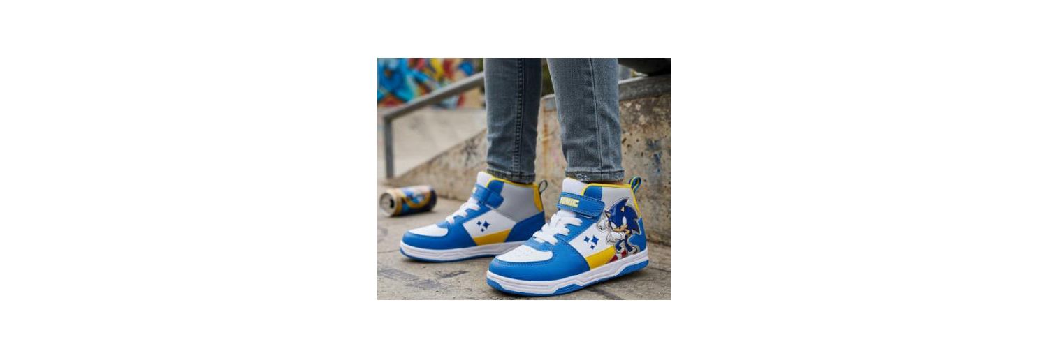 Little Boys Blue High-Top Sneakers