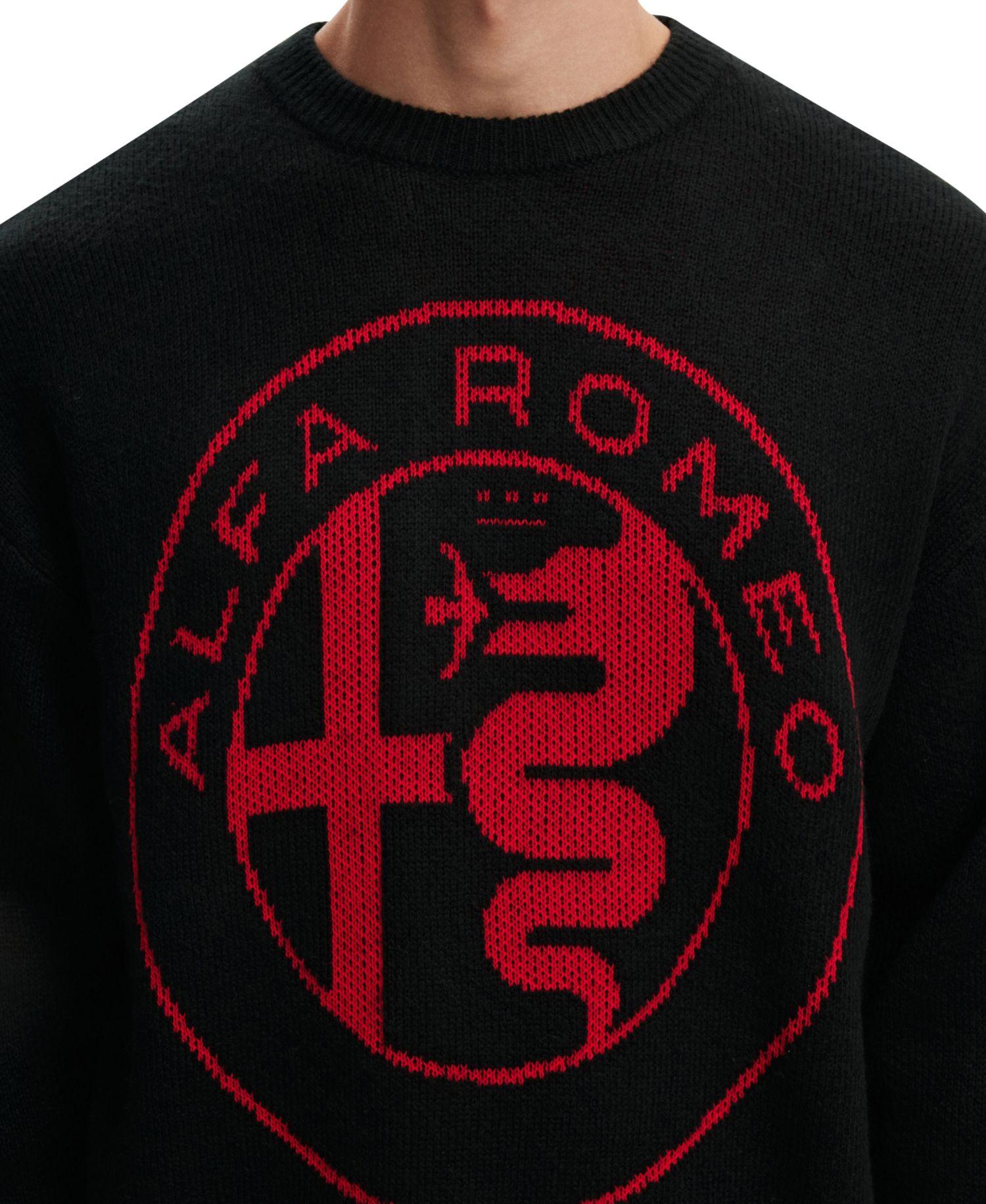 Men's Modern Box-Fit Crew Knit Long-Sleeve Sweater
