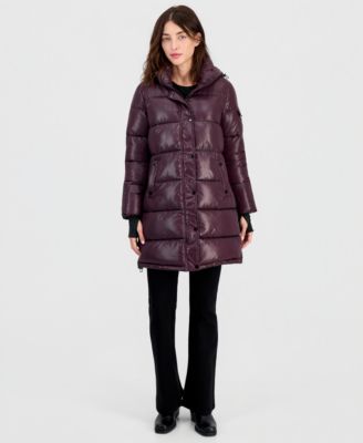 Women's Hooded Puffer Coat, Created for Macy's