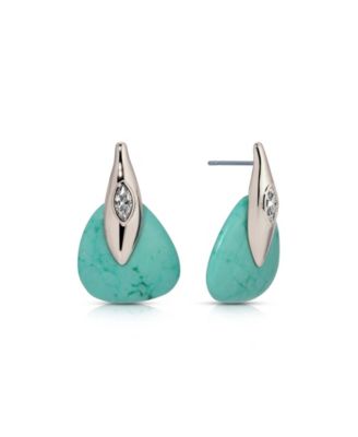 Gold-Tone Turquoise Solstice Drop Earrings