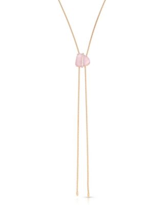 Silver-Tone Turquoise Solstice Bolo Necklace