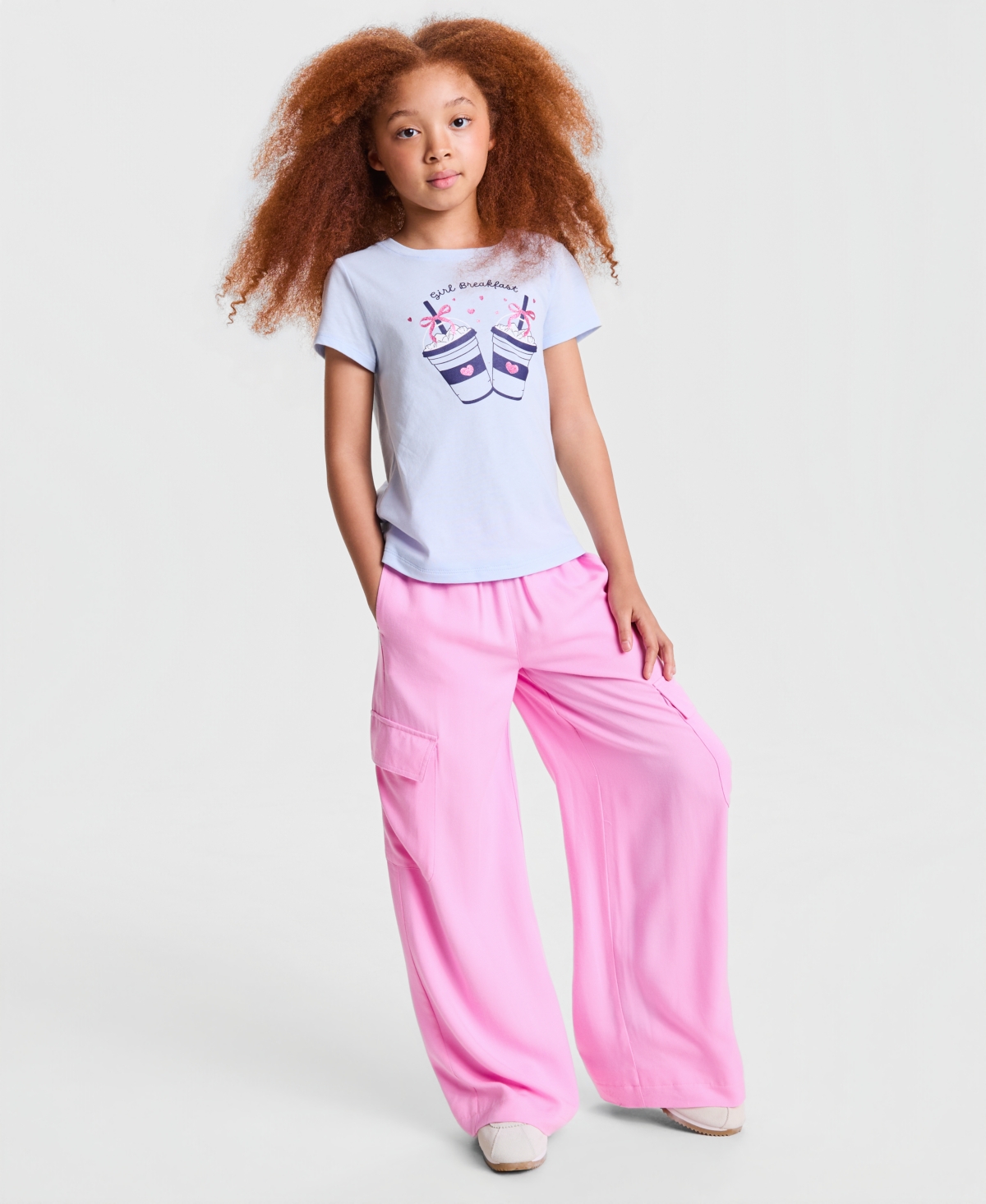 Epic Threads Girls' 5-20 Wide-Leg Cargo Pants, Macy's Exclusive