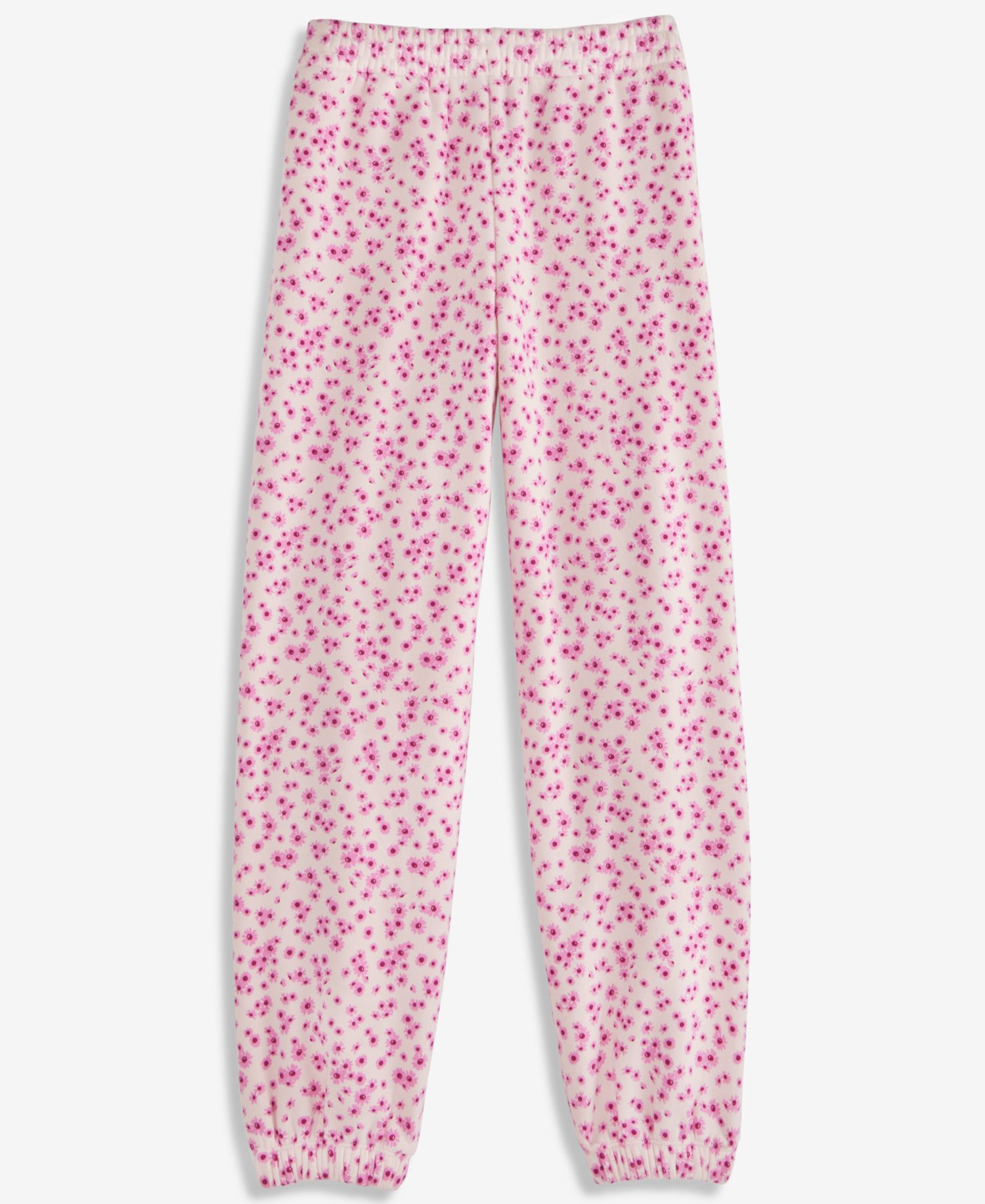 Girls' XS-XL Floral-Print Jogger Pants