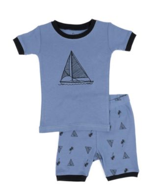 Toddler Boys Matching Family Two-Piece Cotton Pajamas - Short Sleeve Shirt and Shorts - Novelty Prints (2T-5T)