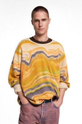Men's Abstract printed sweater