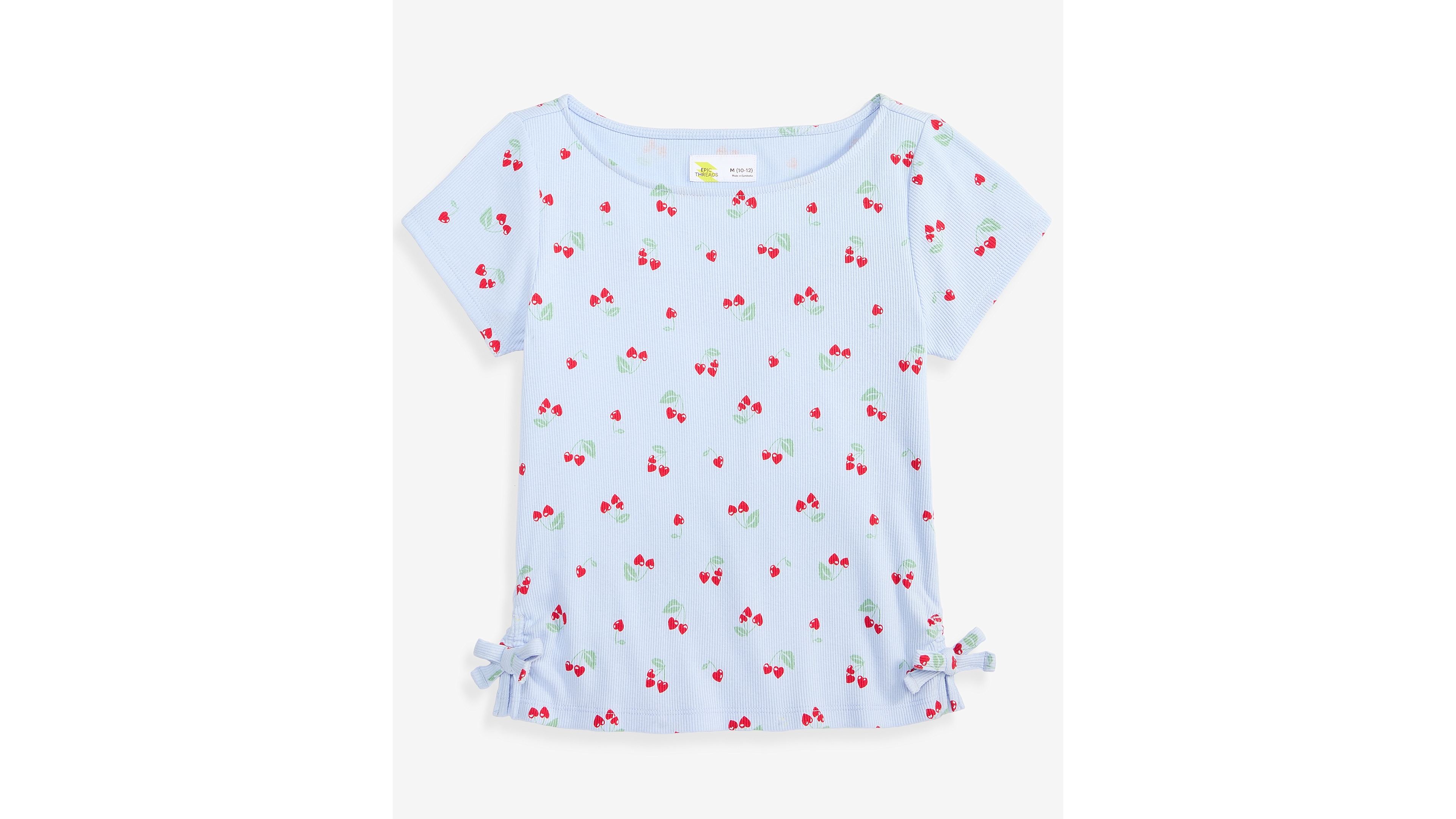 Epic Threads Girls' 5-20 Cherries-Print Ribbed Tee, Macy's Exclusive