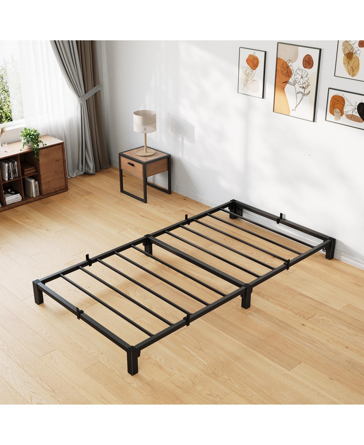 homfan Heavy Duty Metal Bed Frame