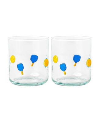 Pickleball Paddle Glasses, Set of 2