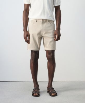 Men's Slim-Fit Denim 9.45" Bermuda Shorts