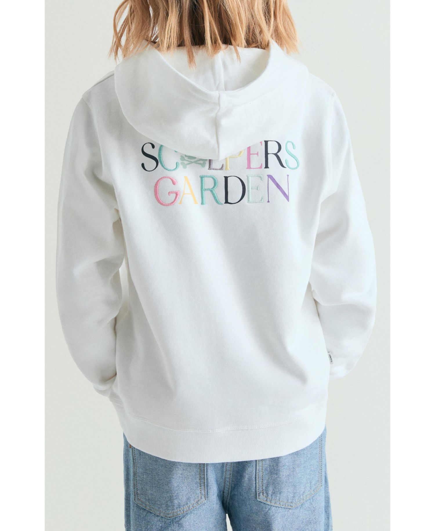 Little Girls 4-16 sweatshirt with garden motif