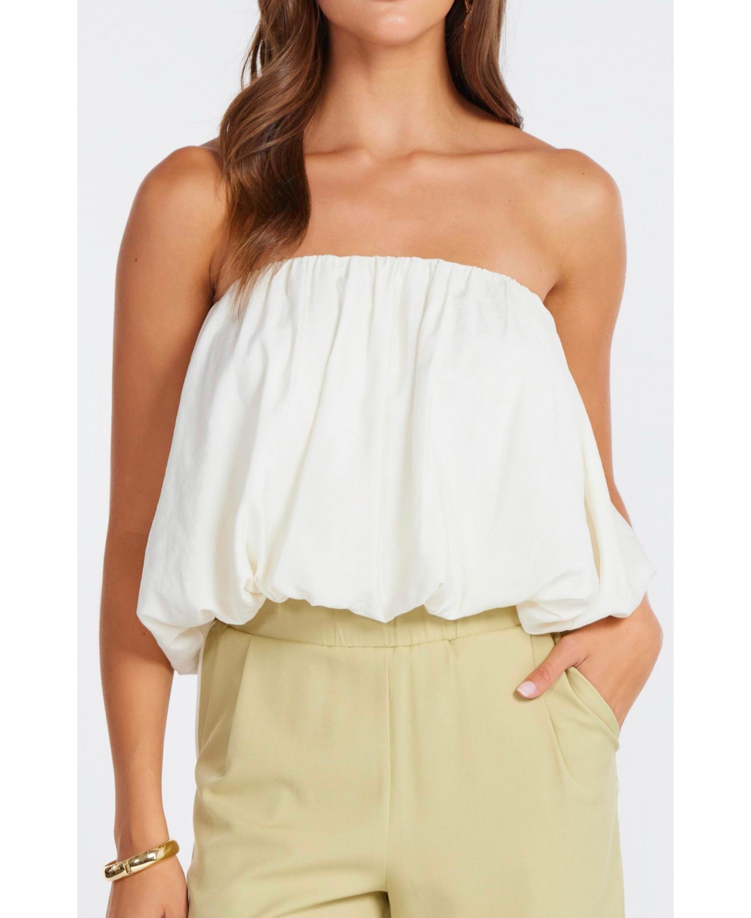 Women's BISHOP + YOUNG Serene Bubble Solid Top