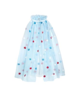 Girls USA Sequin Stars Cape