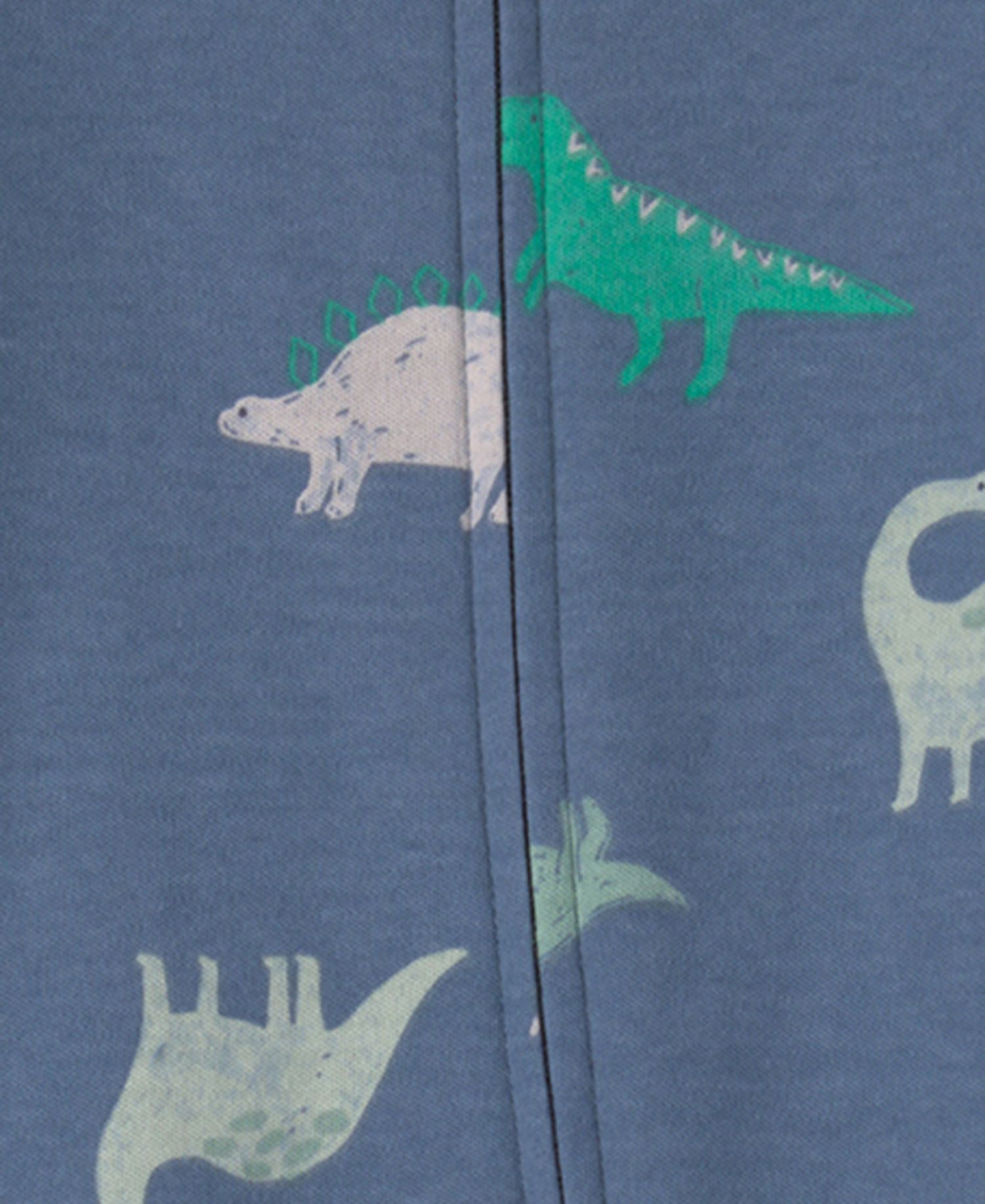 Baby Boy's Dinosaur Foot Art 2-Way Zip Sleep & Play