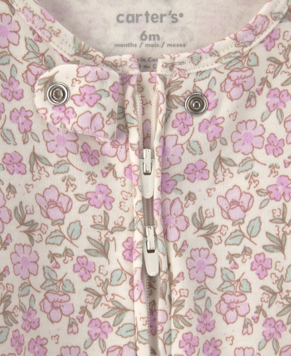 Carter's Baby Girl's Floral Snug Fit Sleep & Play