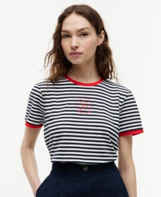 Women's Stripe Short-Sleeve T-Shirt