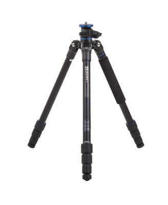 Go Plus FGP18A 4-Section Aluminum Travel Tripod with Integrated Monopod, 60.6" Maximum Height