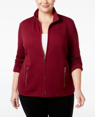 macy's plus size jackets sale