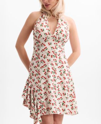 Women's Marilyn Halter V-Neck Dress