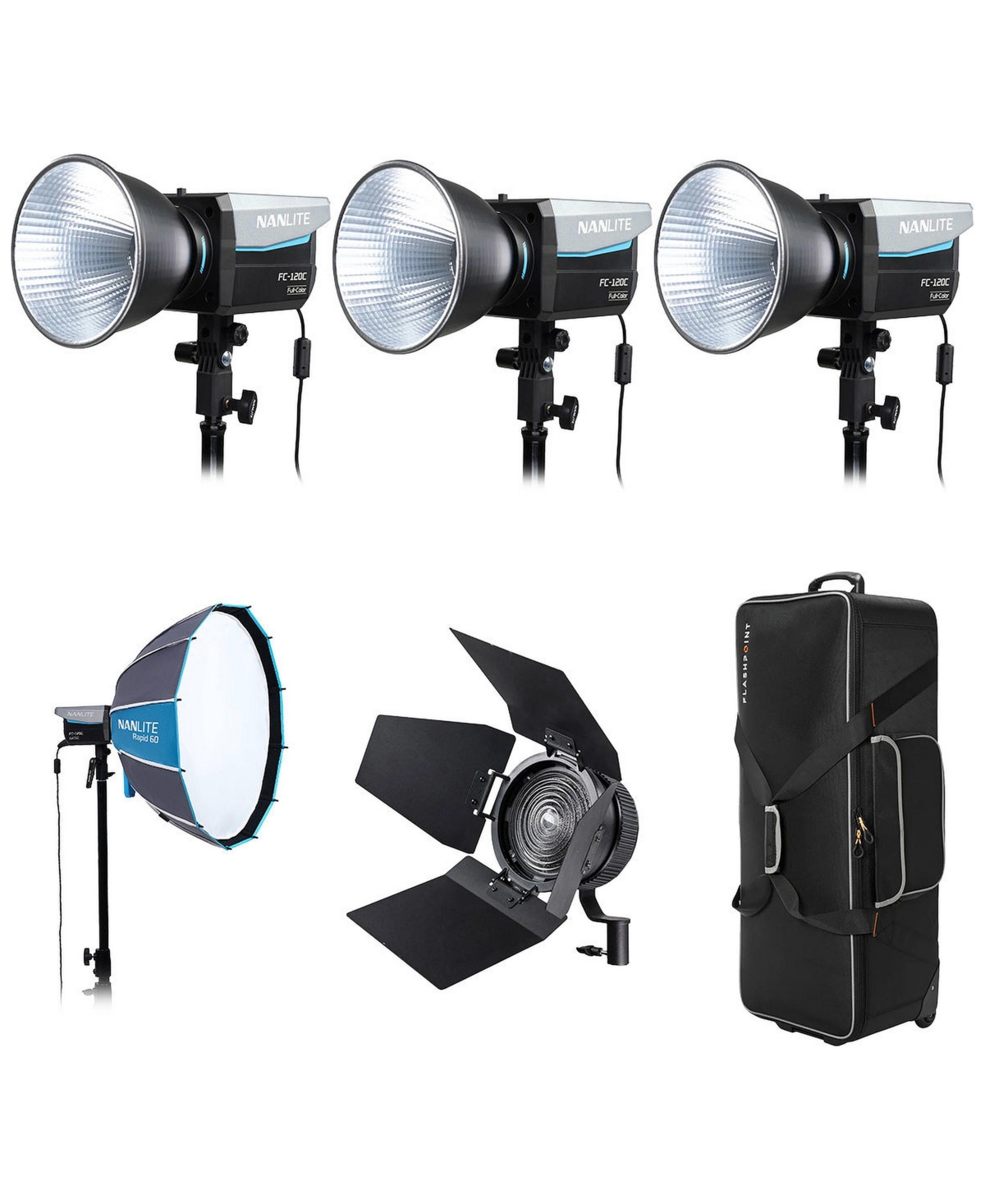Nanlite Nanlite Fc-120C Clr Rgbw Sptlght Bun C