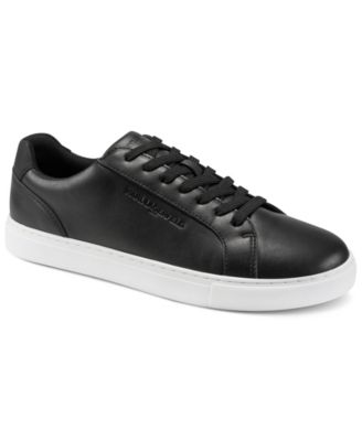 KARL LAGERFELD PARIS Men's Avenix Low Profile Embossed Logo Sneakers