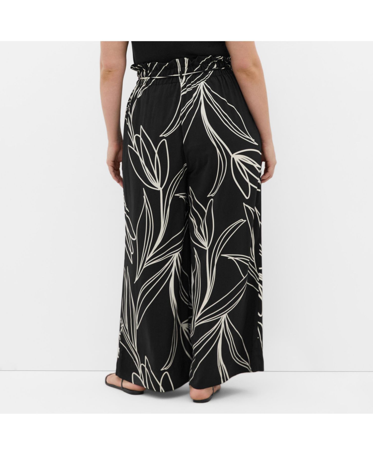 Women's Shania Bloom Print Wide Leg Pant