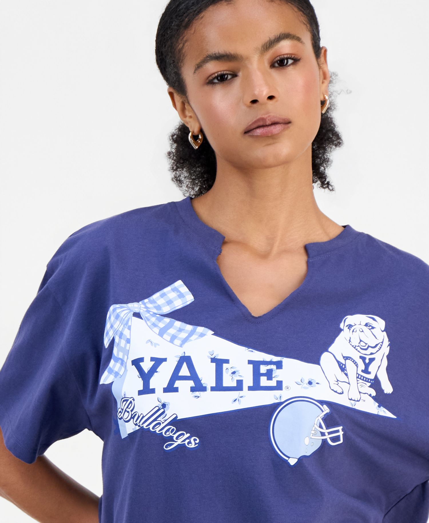 Juniors' Yale Graphic T-Shirt