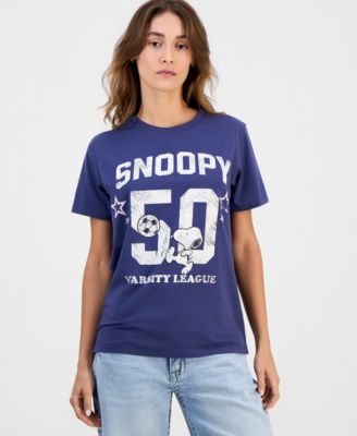 Juniors' Snoopy Soccer Short-Sleeve T-Shirt