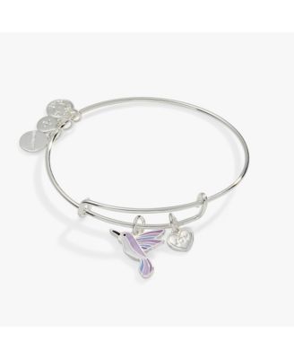 Joy Hummingbird Duo Charm Bangle Bracelet