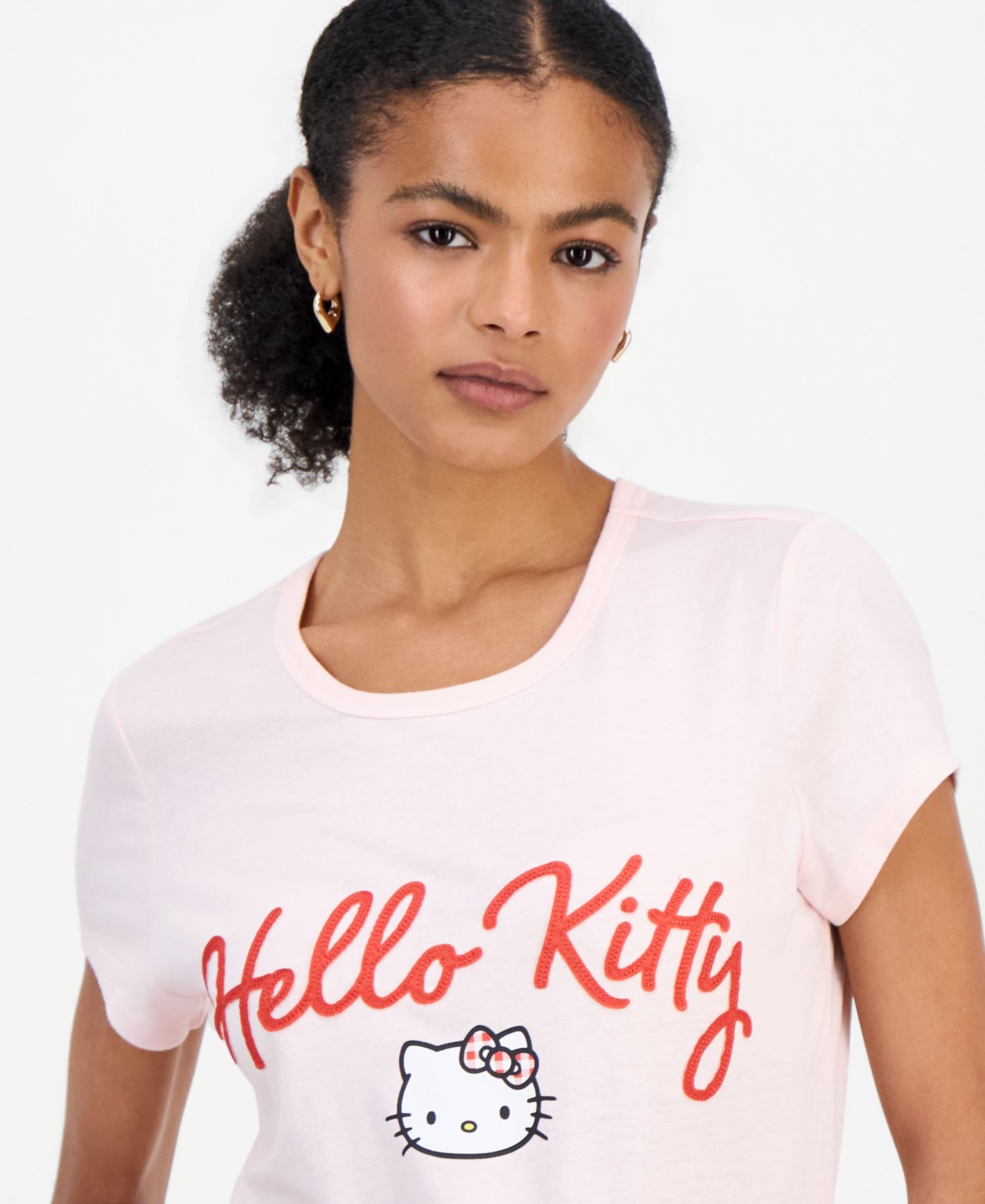 Juniors' Hello Kitty Graphic T-Shirt