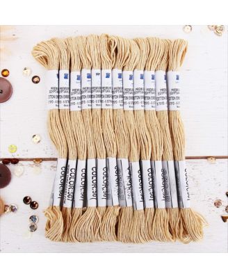 12 Skeins Egyptian Cotton Embroidery Floss for Crafts