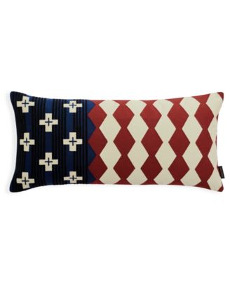 Brave Star Embroidered Decorative Pillow, 14" x 30"