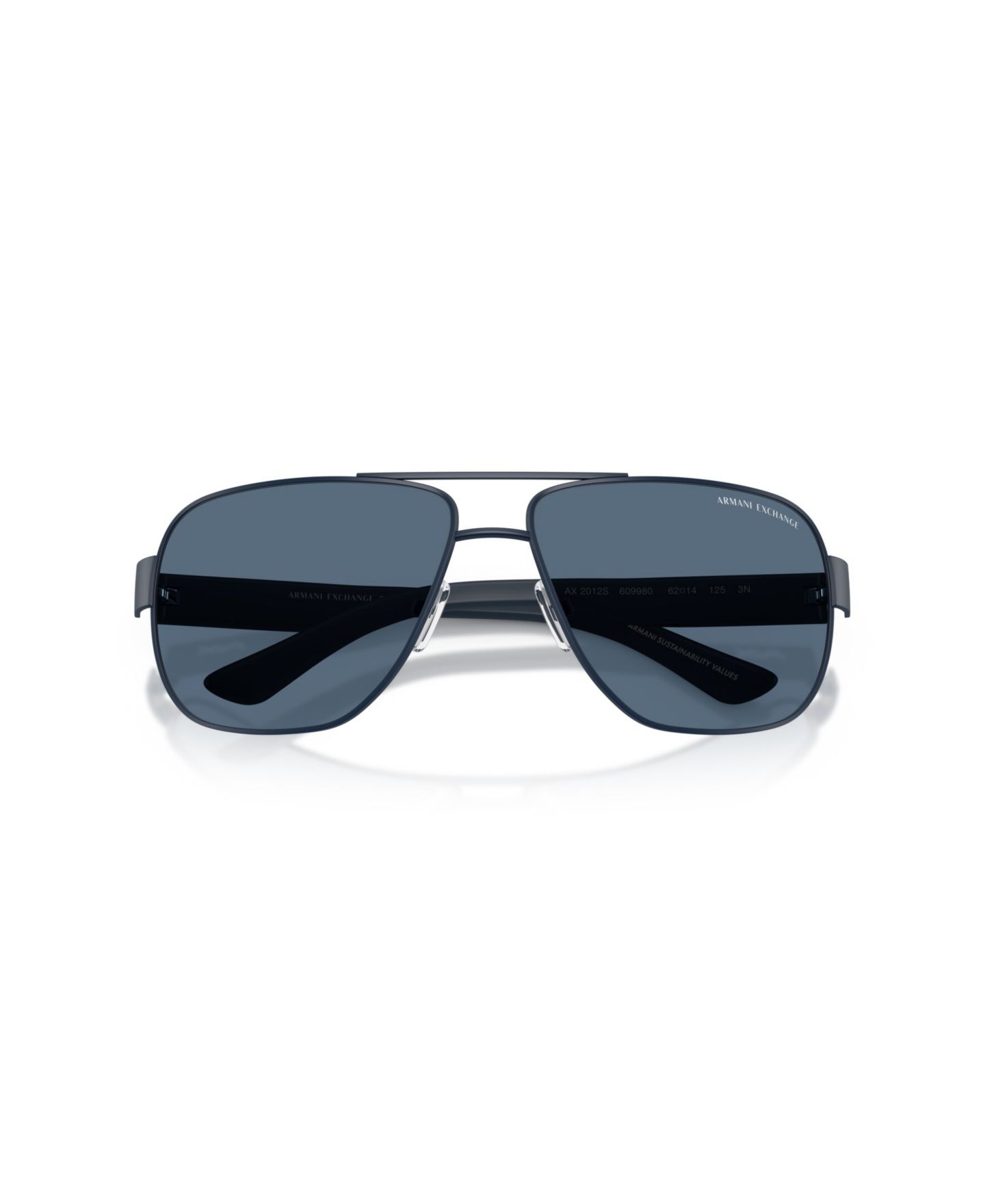 Мужские солнцезащитные очки A|X Armani Exchange Sunglasses, AX2012S, цвет: Матовый синий — фото 5