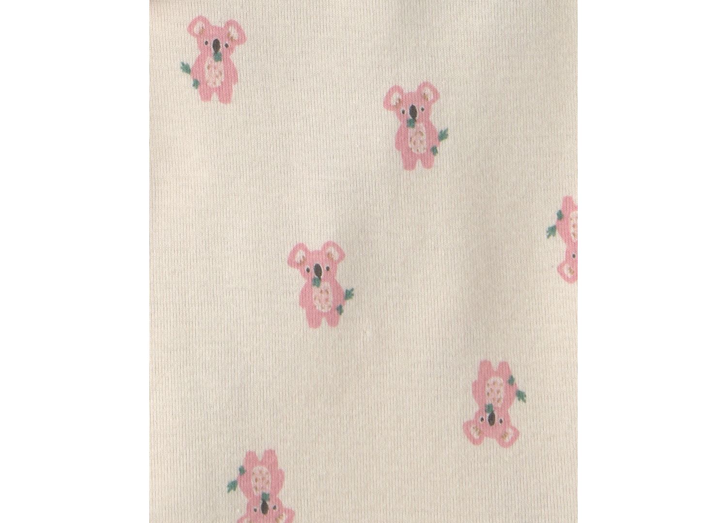 Baby Girls' Bunny Print Short-Sleeve Bodysuits, 5-Pack